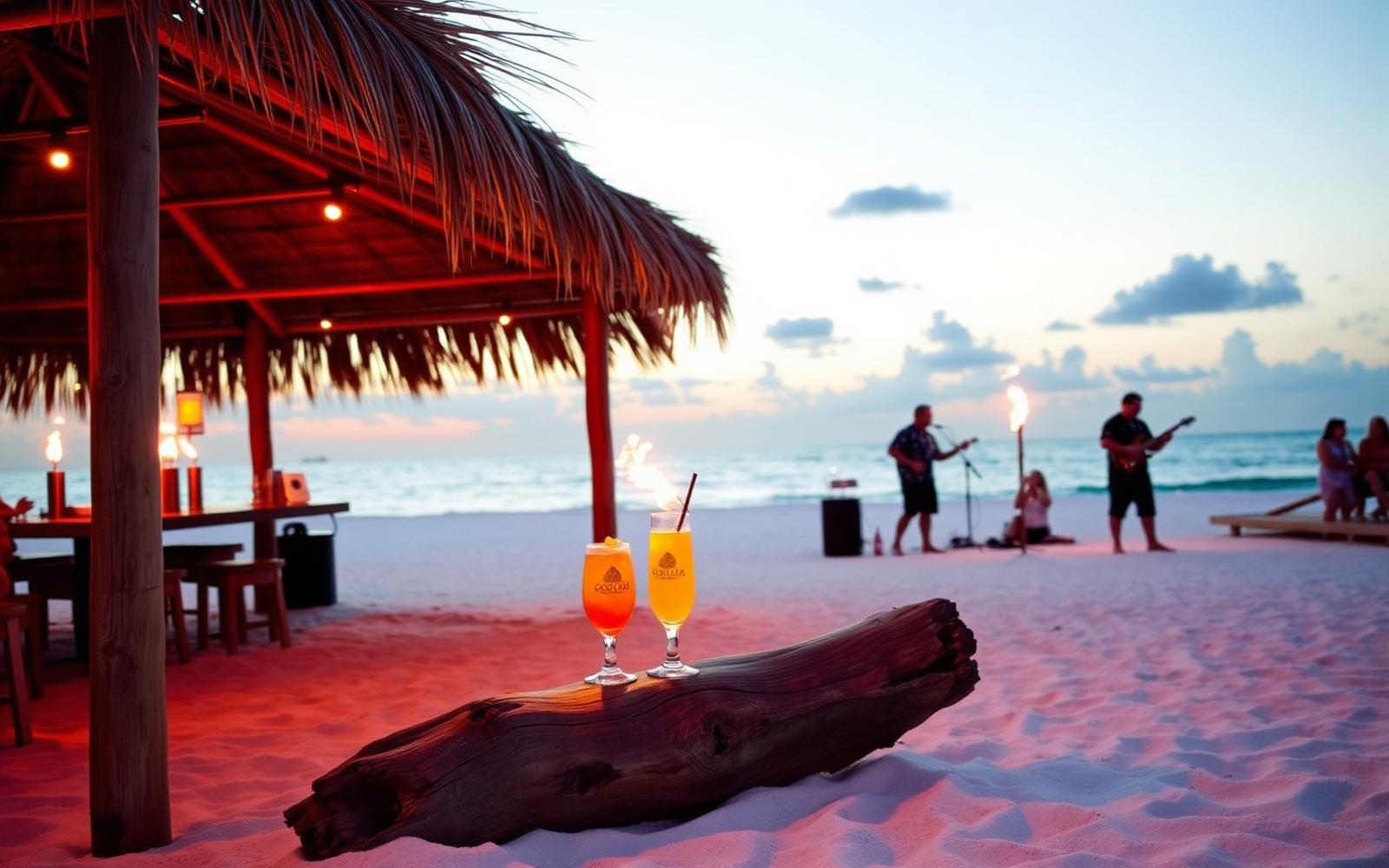 Evening dining and nightlife in Siesta Key, Florida